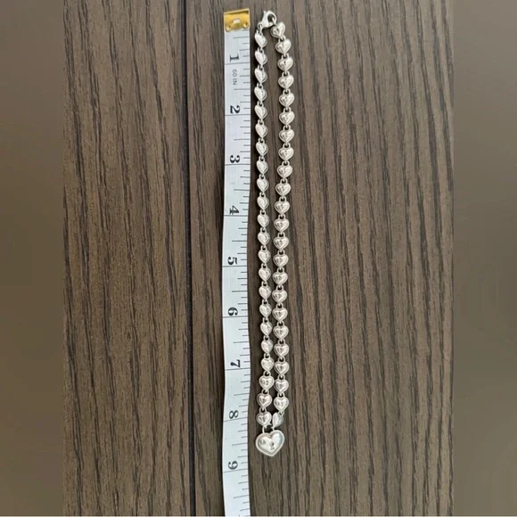 Tiffany & Co. Silver Heart Charm Necklace - Picture 11 of 11